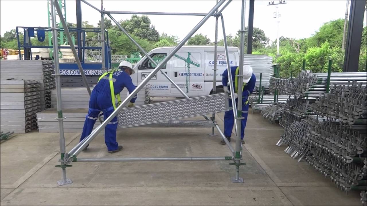 armado de andamios