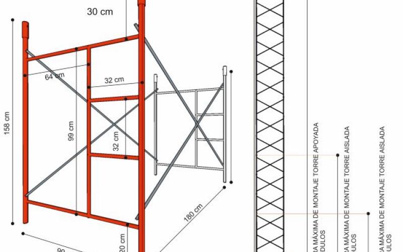 diseño de andamios